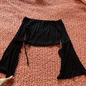 Brand new black long sleeve top